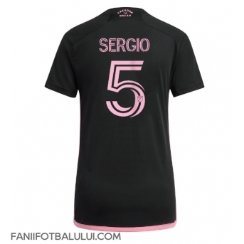 Inter Miami Sergio Busquets #5 Tricou Fotbal Replică 2024-25 Femei Deplasare